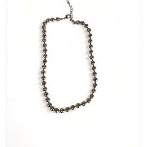 Chrome Silver y2k 2000s Necklace